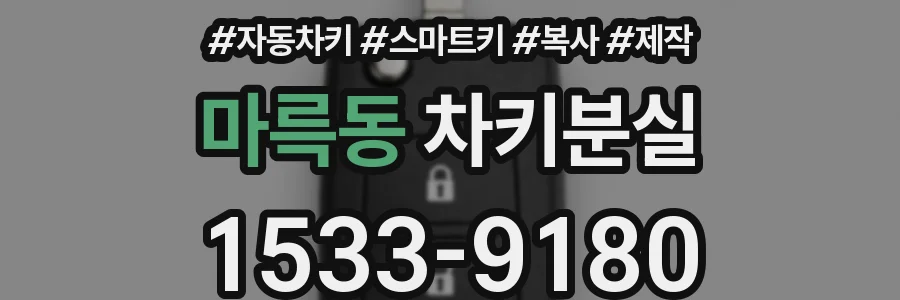 마륵동 차키분실