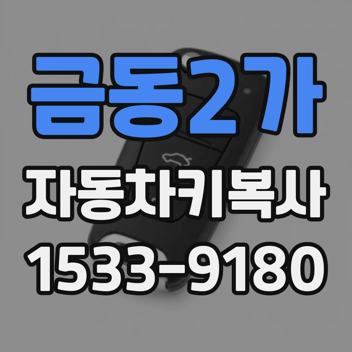 금동2가 자동차키복사