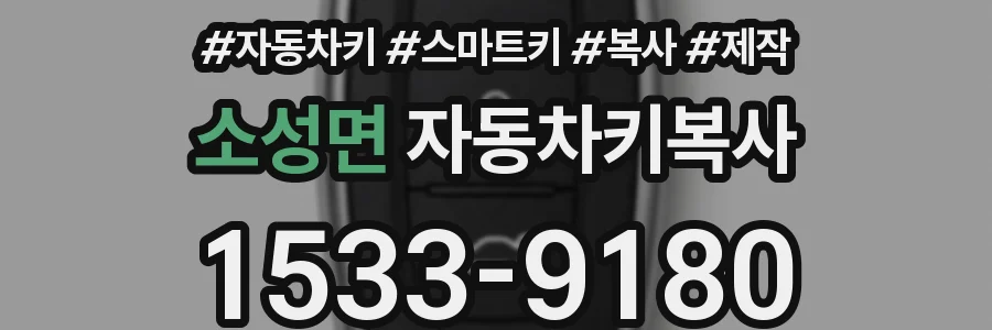 소성면 자동차키복사