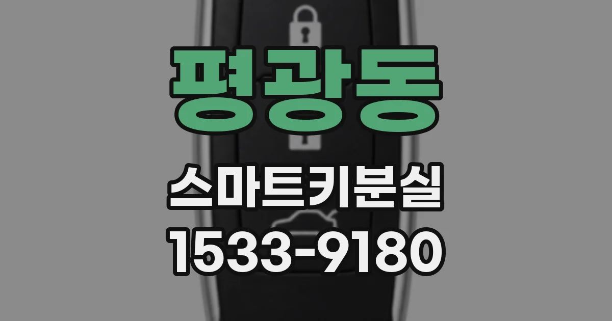 평광동 스마트키분실