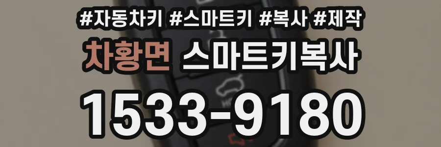 차황면 스마트키복사