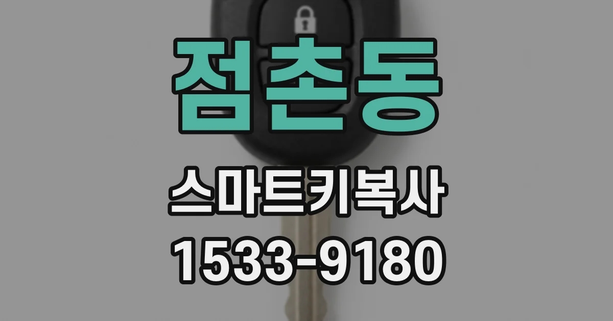 점촌동 스마트키복사