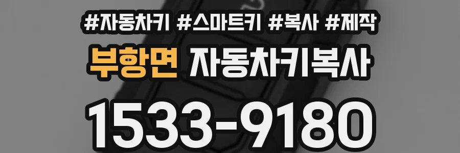 부항면 자동차키복사