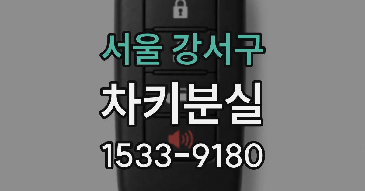 서울 강서구 차키분실