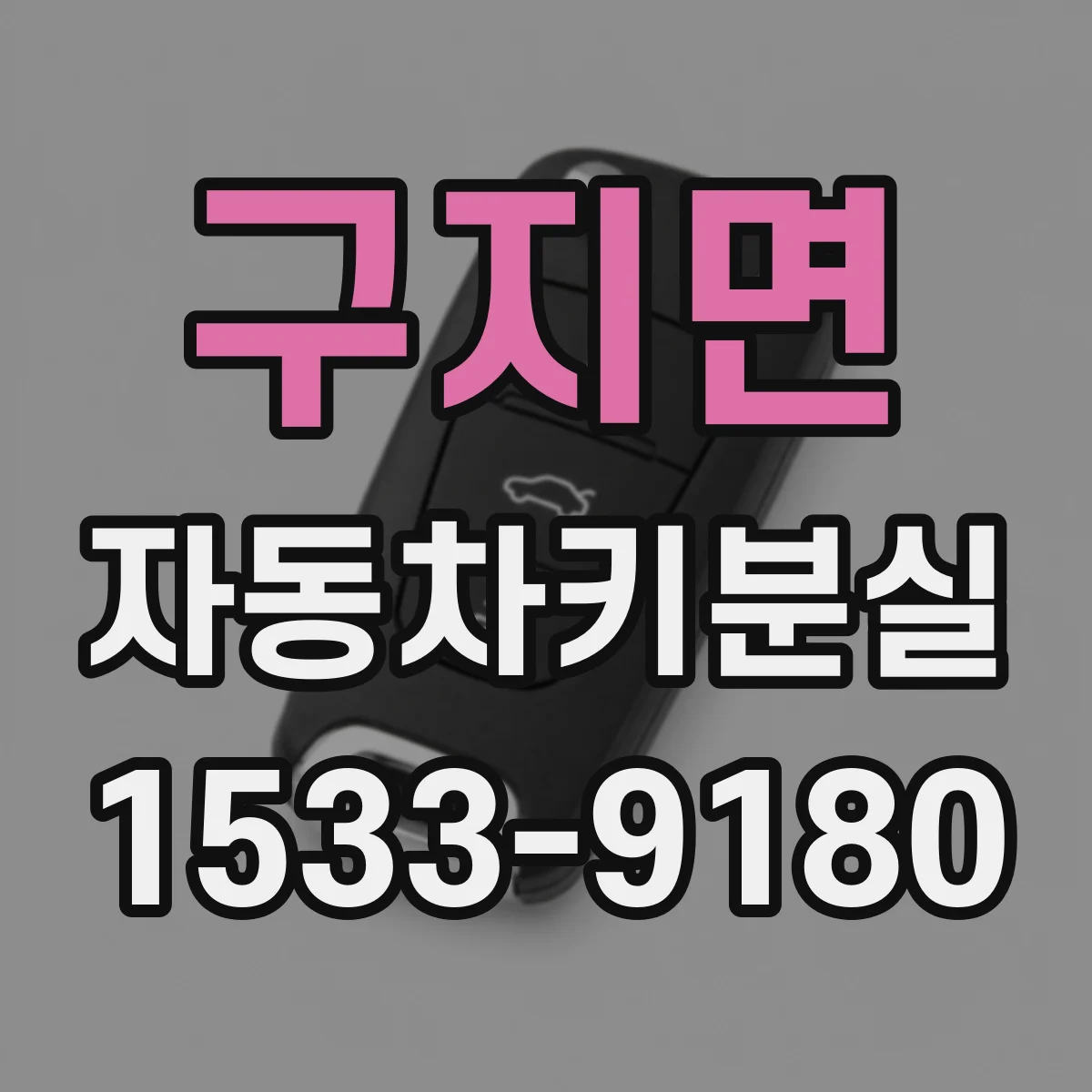 구지면 자동차키분실
