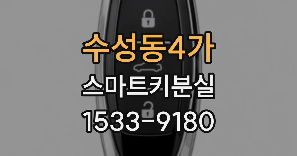수성동4가 스마트키분실