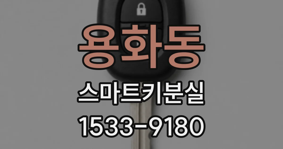 용화동 스마트키분실