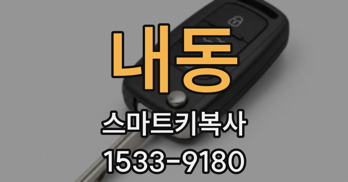 내동 스마트키복사