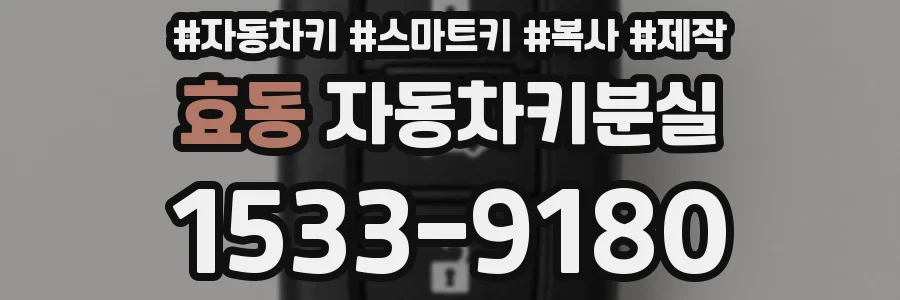 효동 자동차키분실