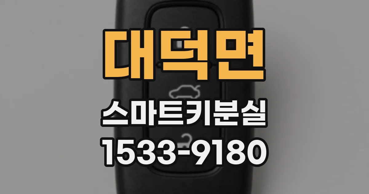 대덕면 스마트키분실