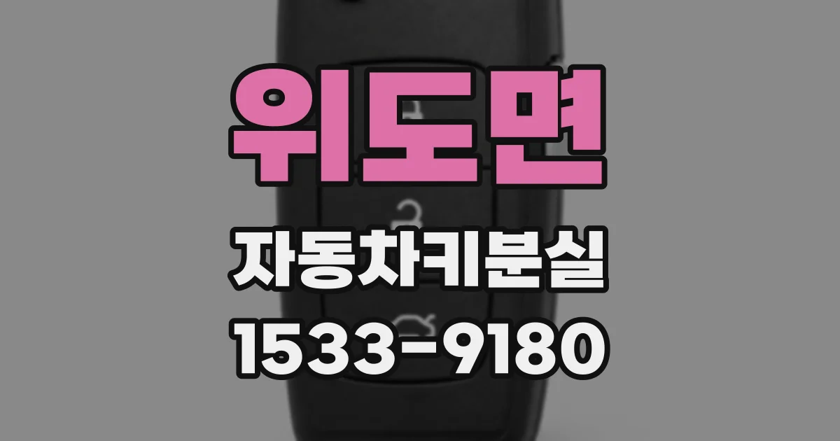 위도면 자동차키분실