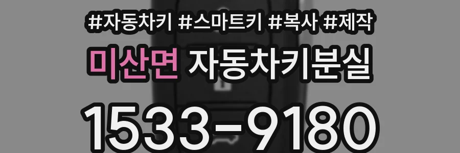 미산면 자동차키분실