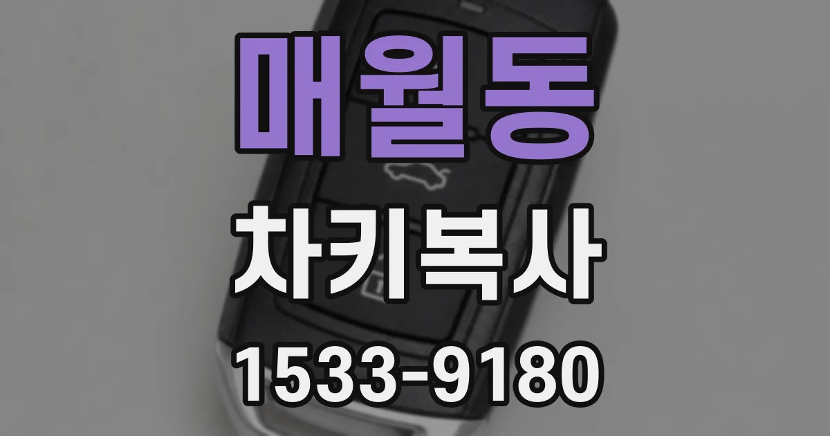 매월동 차키복사