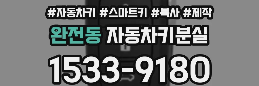 완전동 자동차키분실