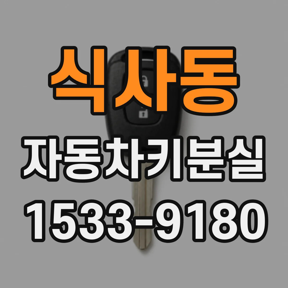 식사동 자동차키분실