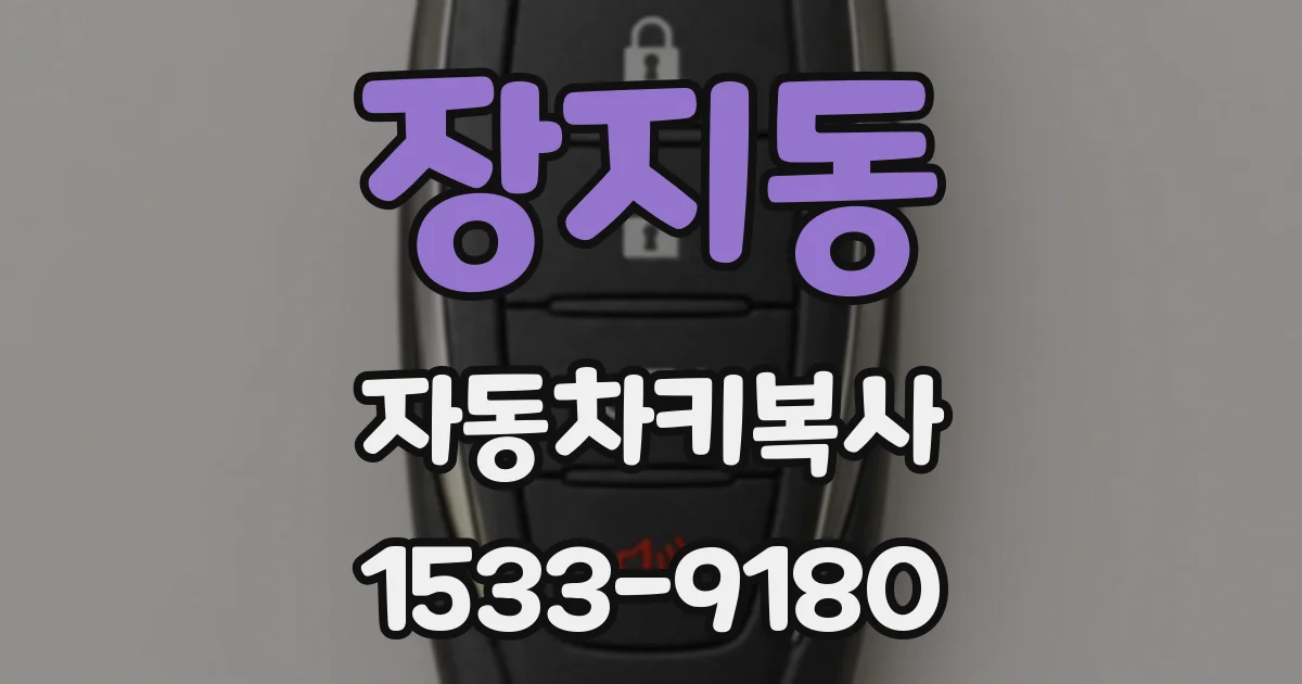 장지동 자동차키복사