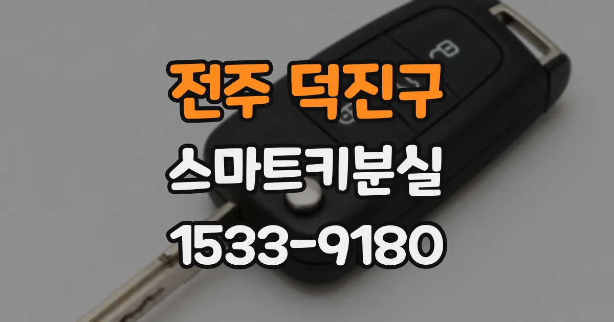 전주 덕진구 스마트키분실