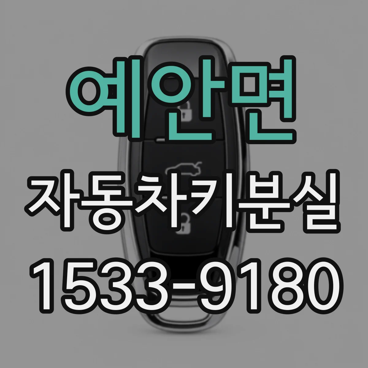 예안면 자동차키분실