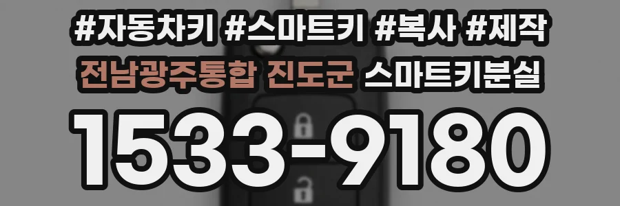 전남광주통합 진도군 스마트키분실