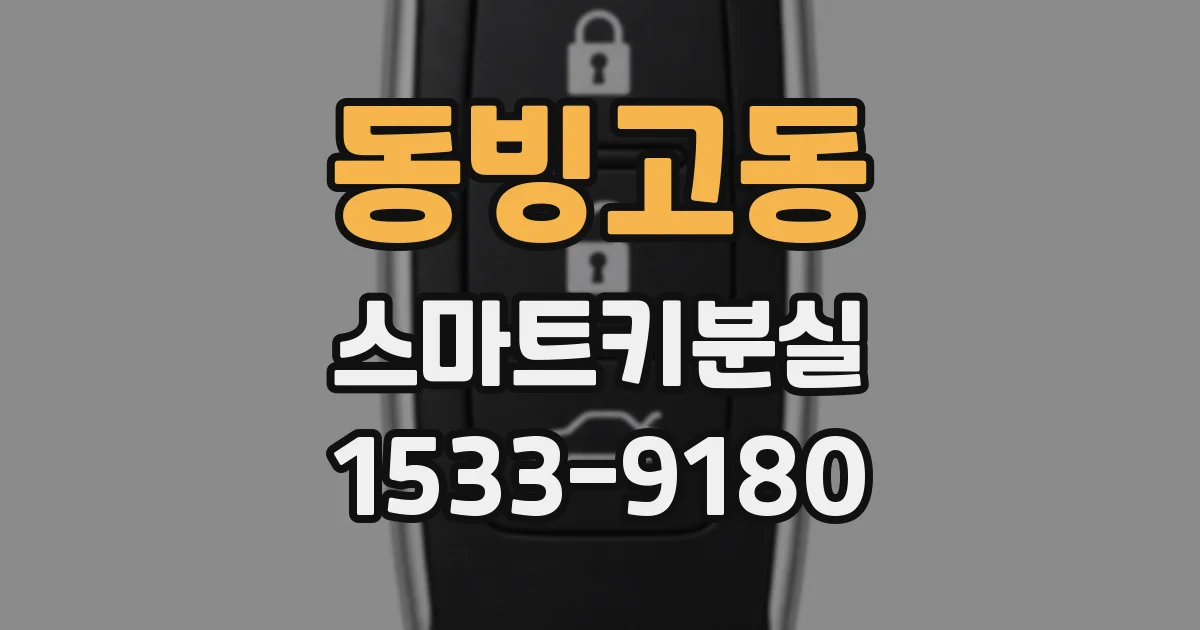 동빙고동 스마트키분실