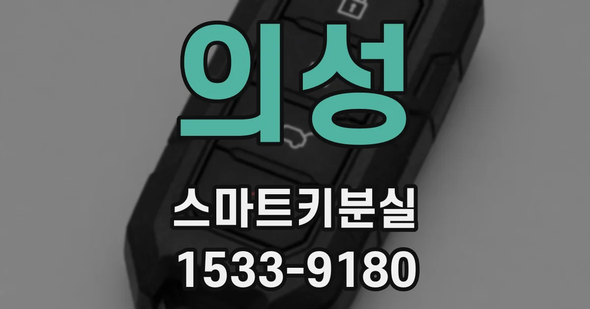 의성 스마트키분실