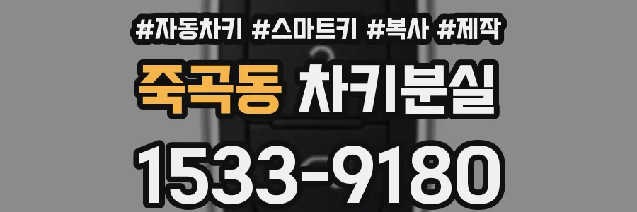 죽곡동 차키분실