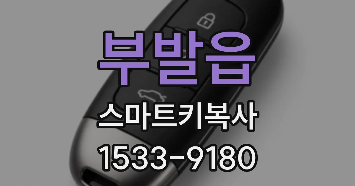 부발읍 스마트키복사
