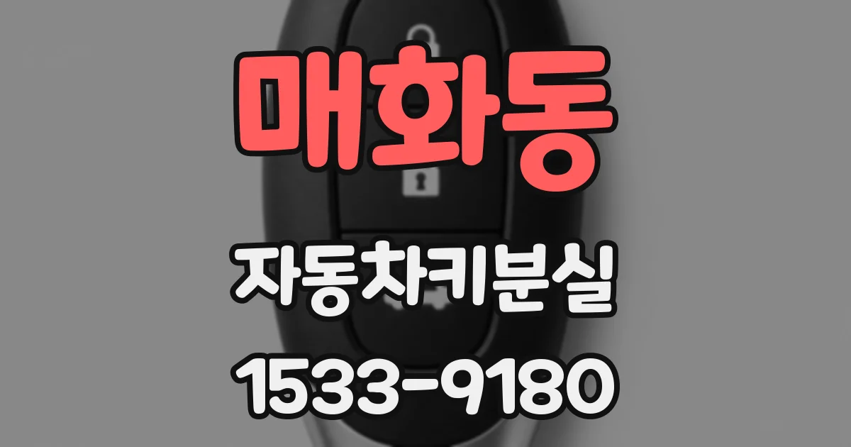 매화동 자동차키분실