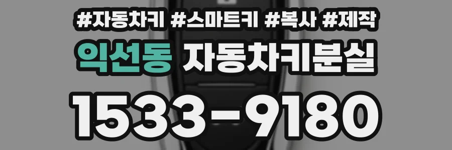 익선동 자동차키분실