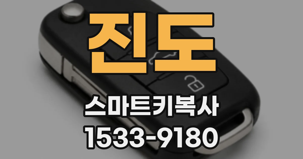 진도 스마트키복사