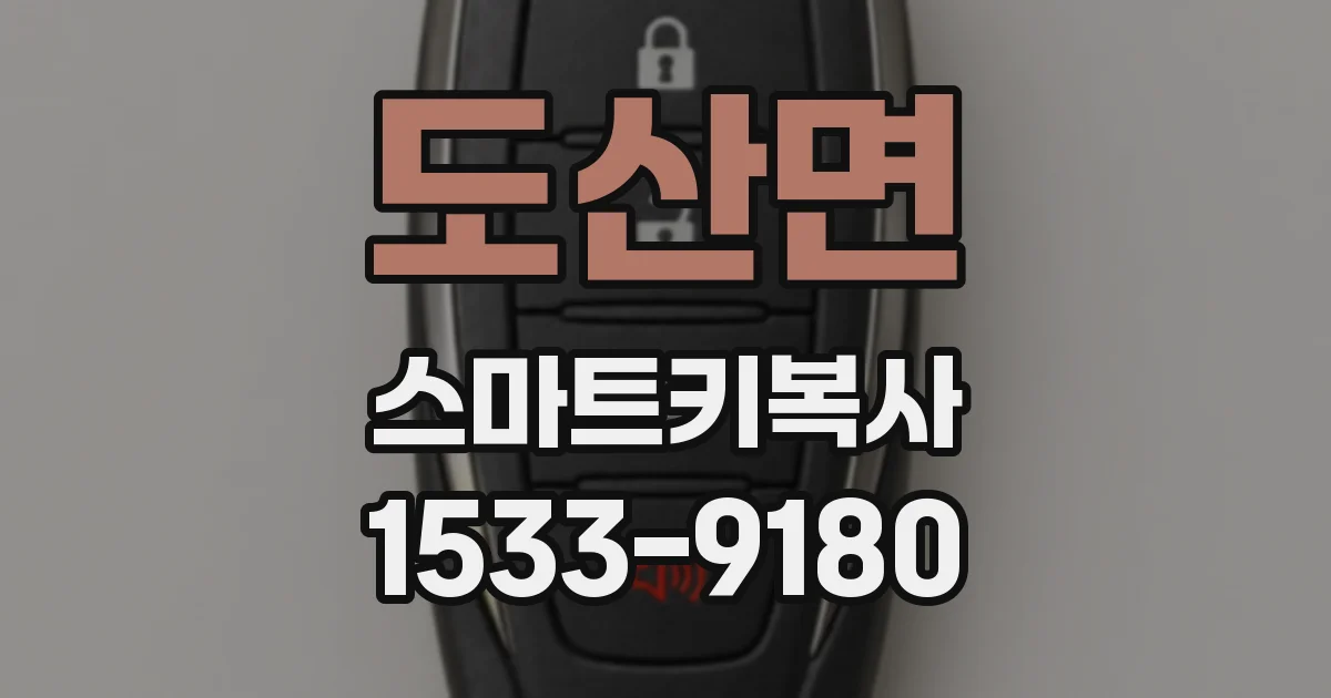 도산면 스마트키복사