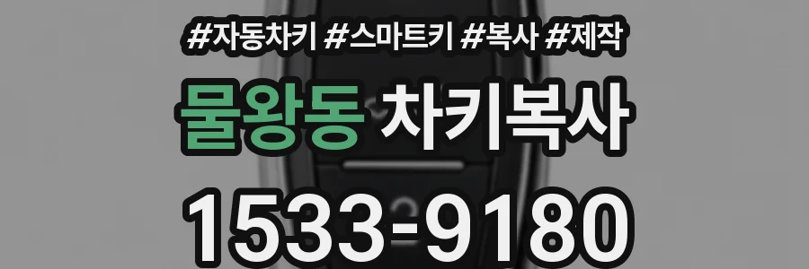 물왕동 차키복사