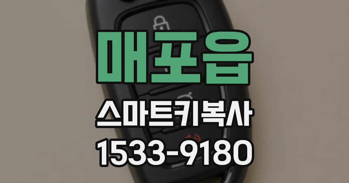 매포읍 스마트키복사