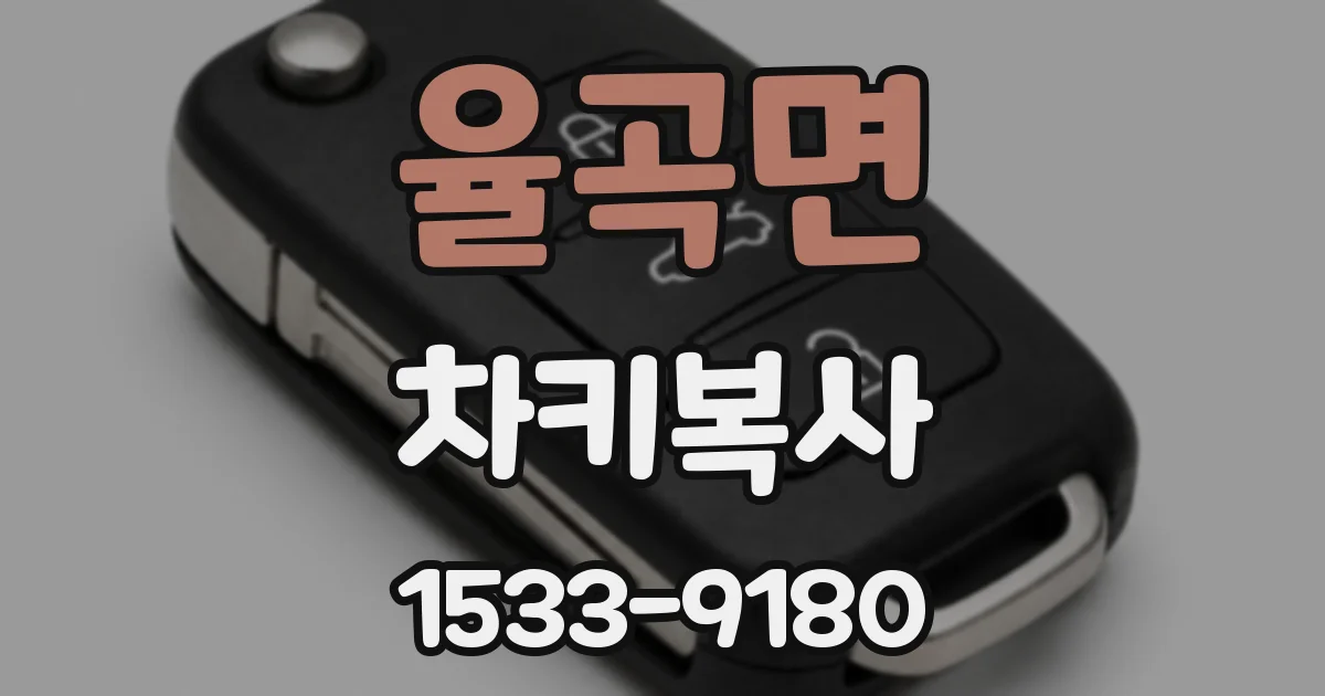 율곡면 차키복사