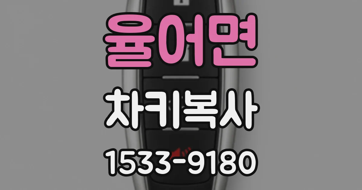 율어면 차키복사