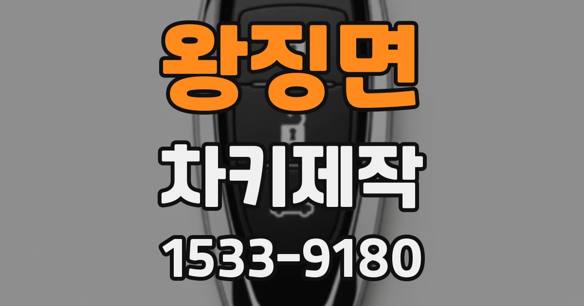 왕징면 차키제작