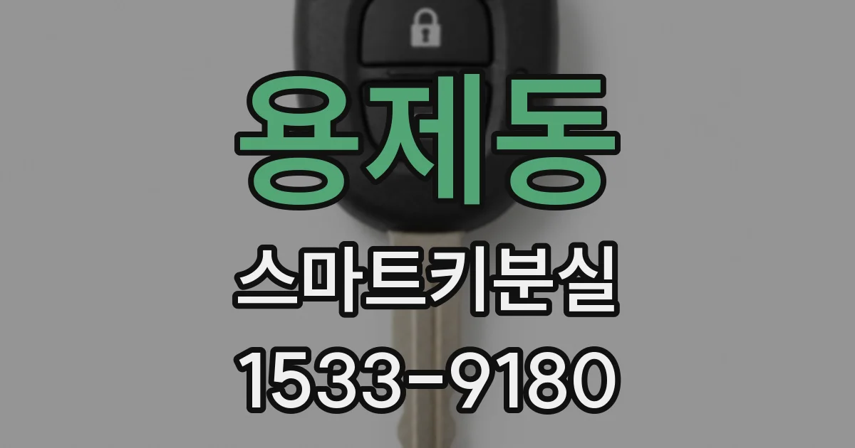 용제동 스마트키분실