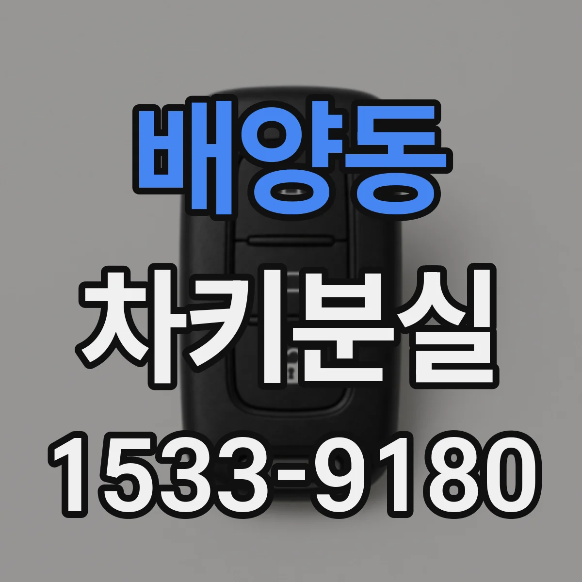 배양동 차키분실