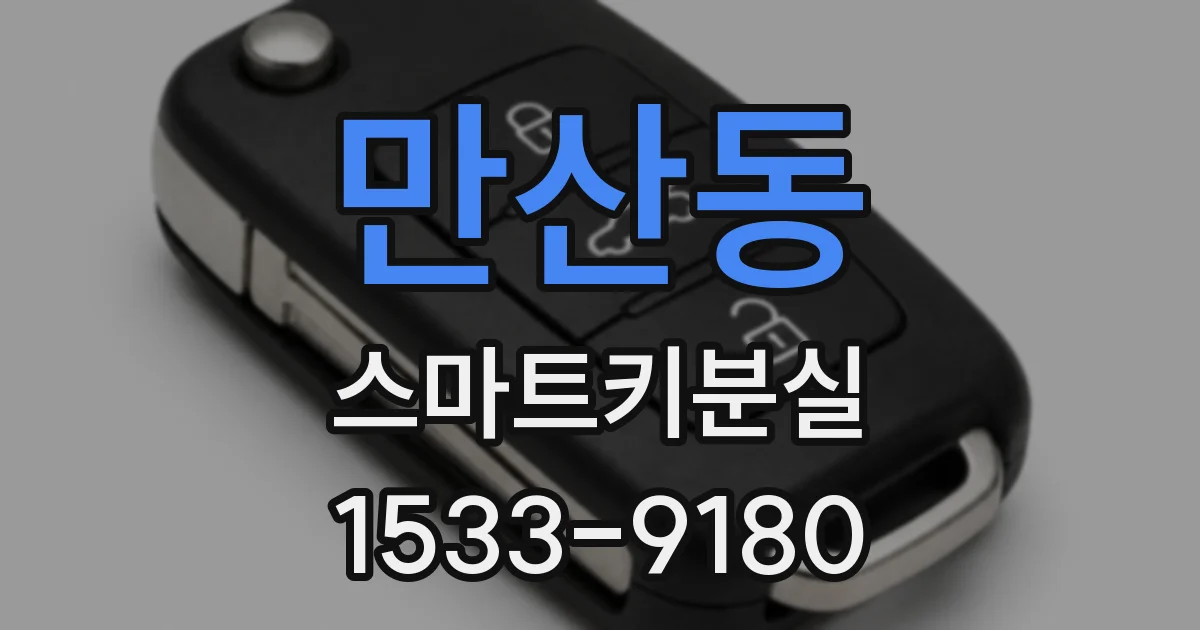 만산동 스마트키분실