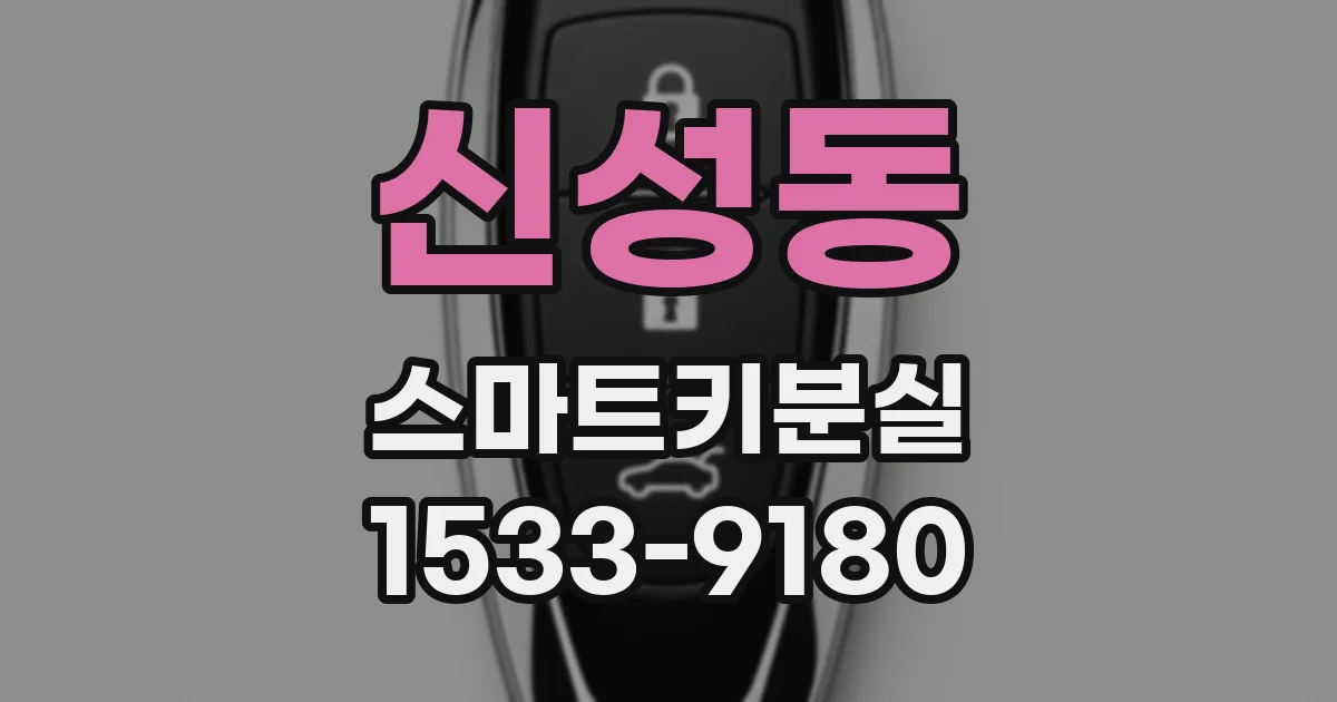 신성동 스마트키분실