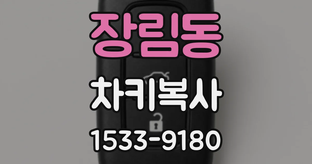 장림동 차키복사