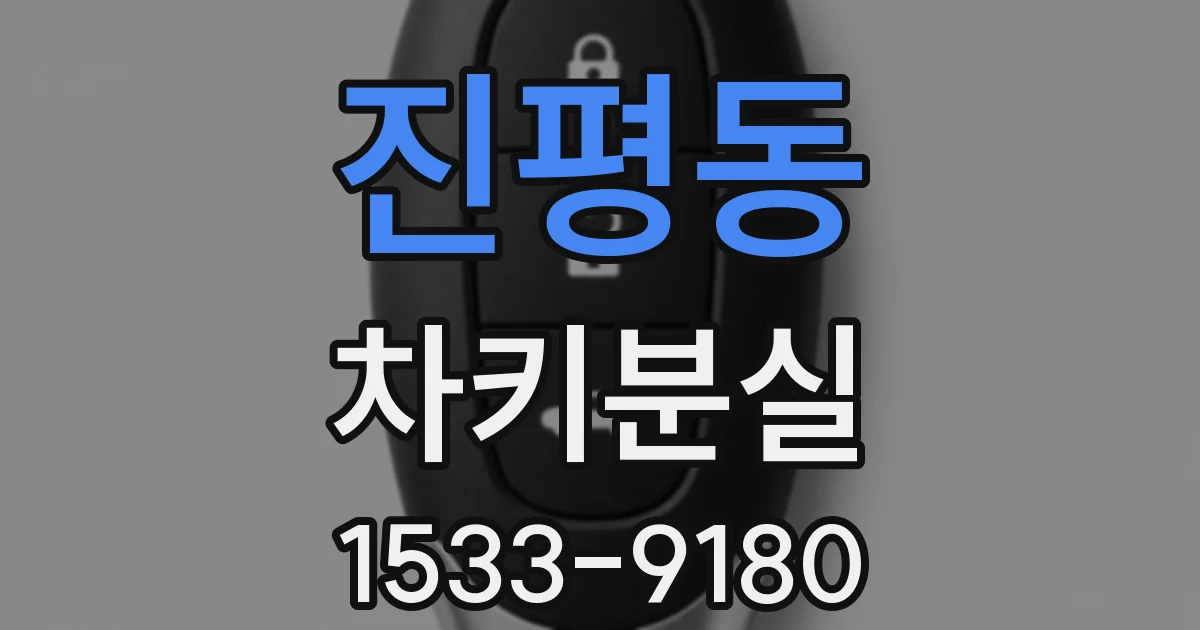 진평동 차키분실