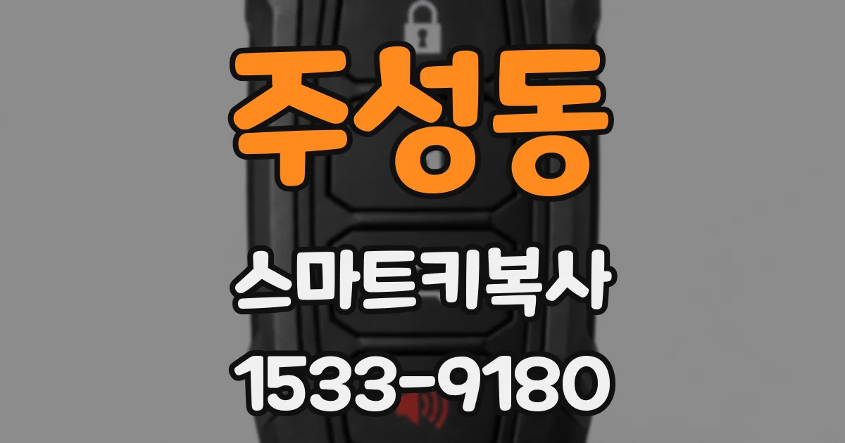 주성동 스마트키복사