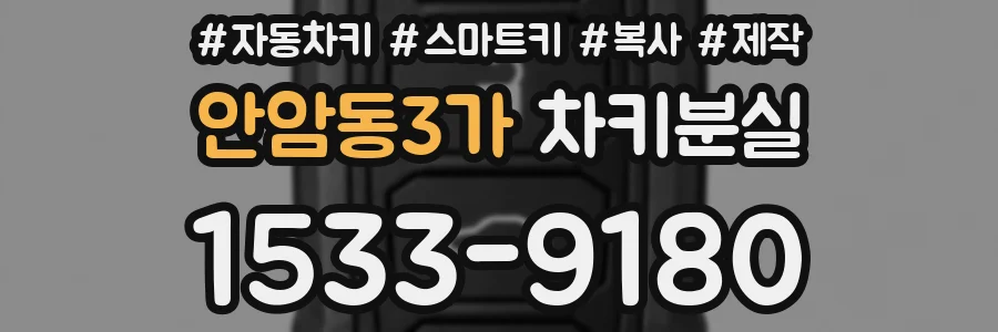 안암동3가 차키분실