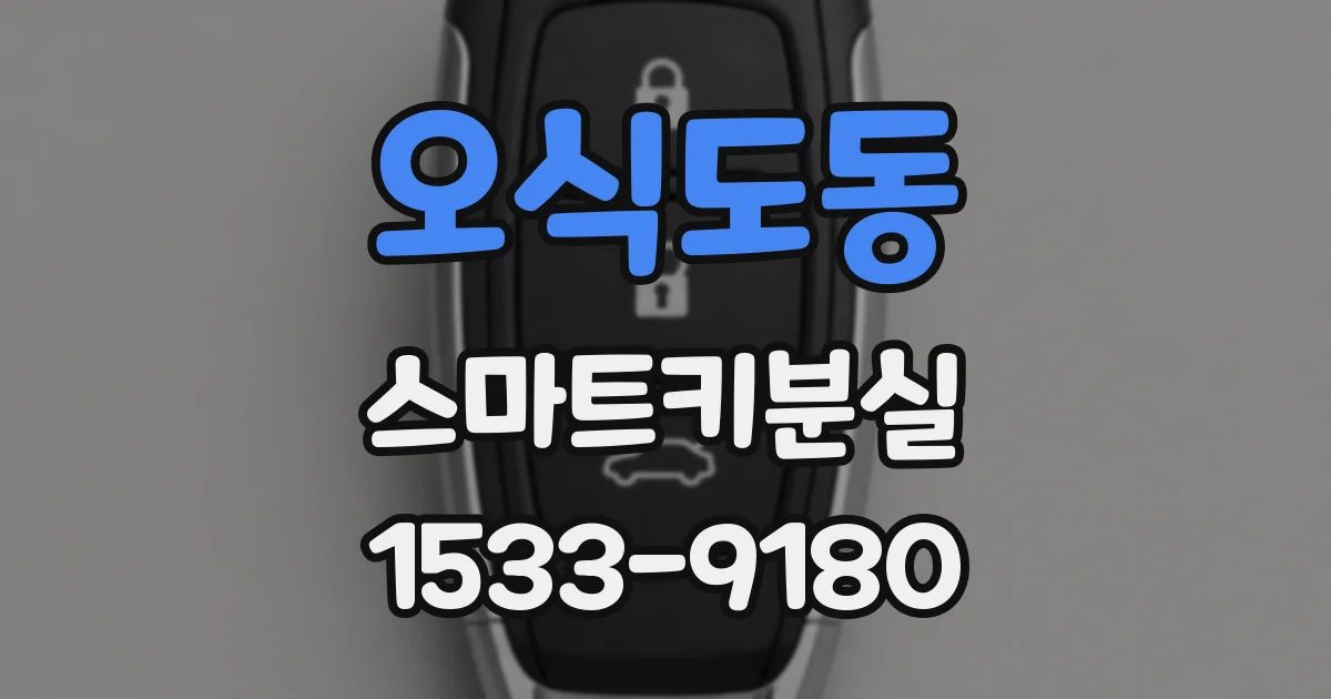 오식도동 스마트키분실