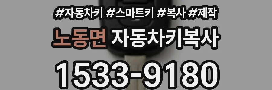 노동면 자동차키복사