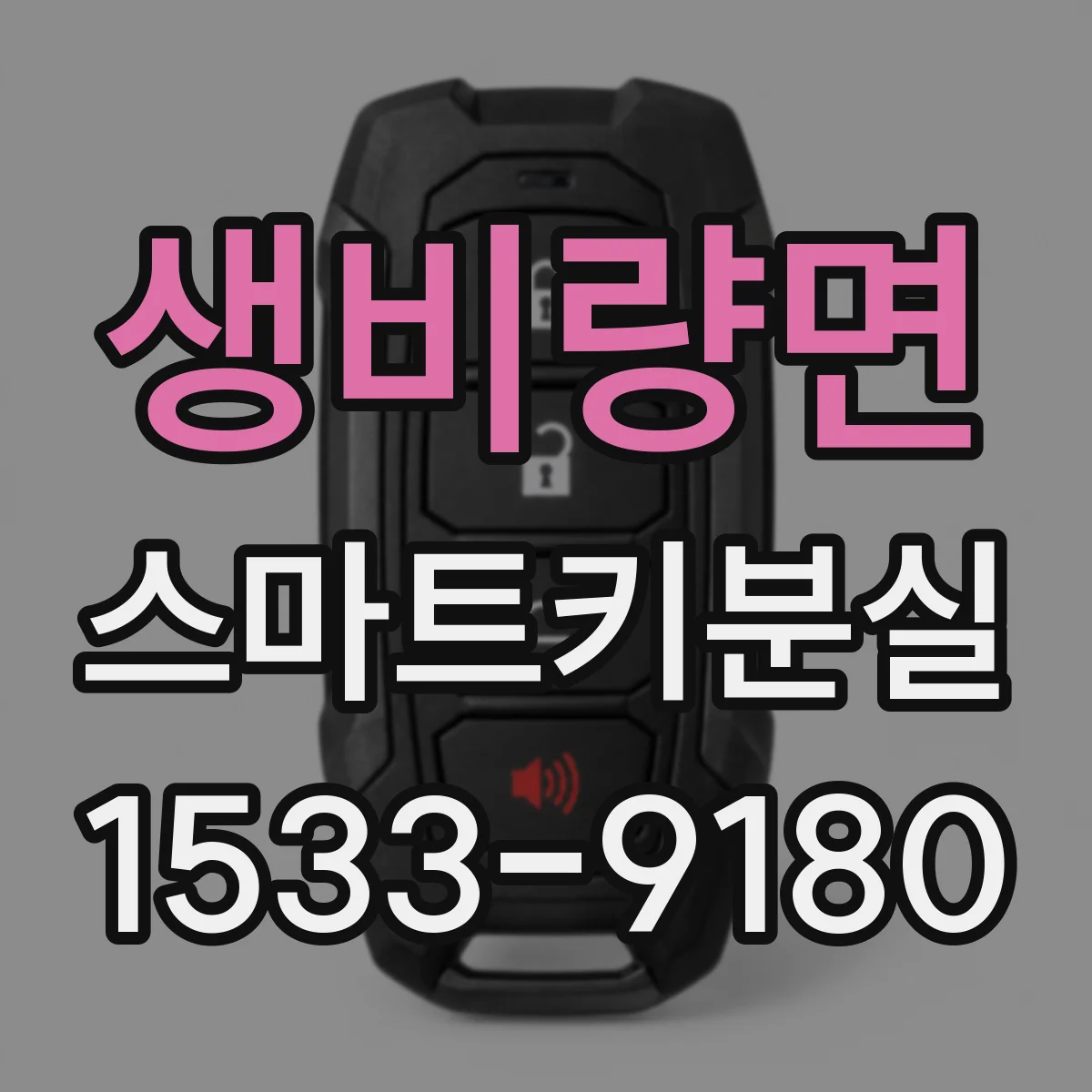 생비량면 스마트키분실
