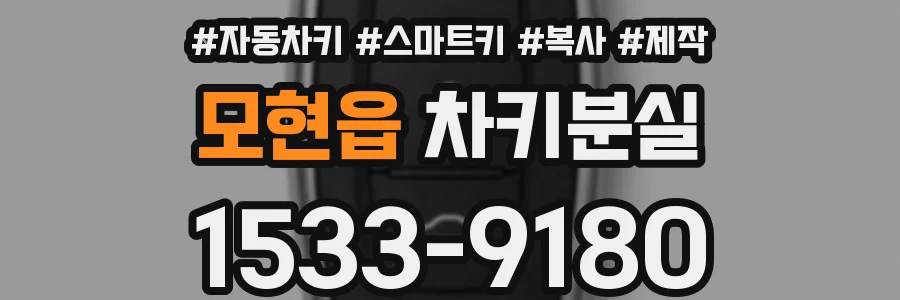 모현읍 차키분실