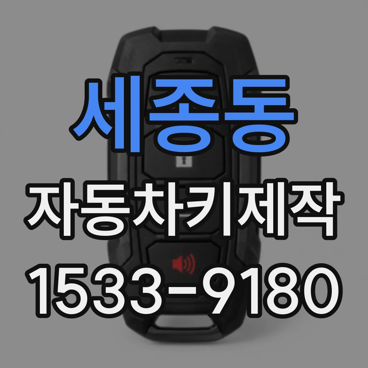세종동 자동차키제작