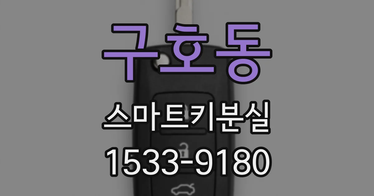 구호동 스마트키분실